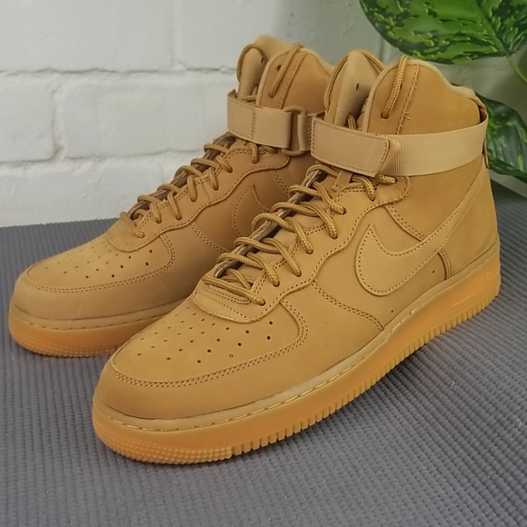 Nike Air Force 1 High 'Flax' 882096 200 Me… - Picture 5 of 12